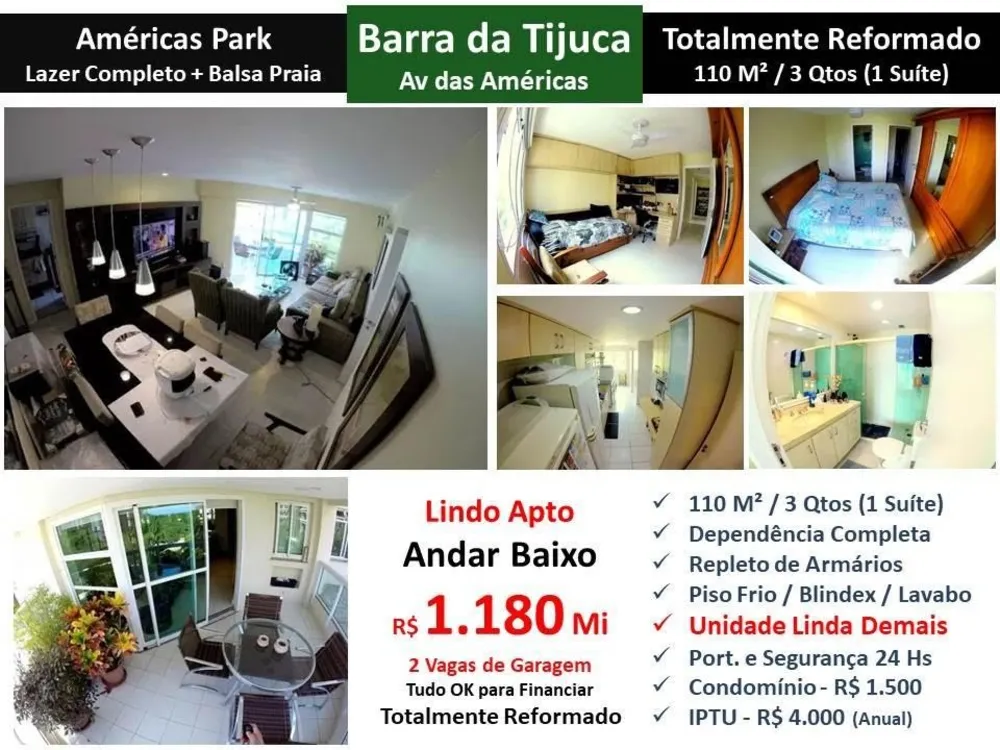 Apartamento, 3 quartos, 110 m² - Foto 1