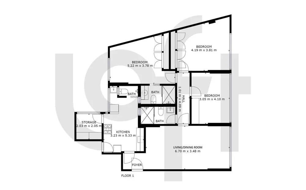 Apartamento, 3 quartos, 100 m² - Foto 7