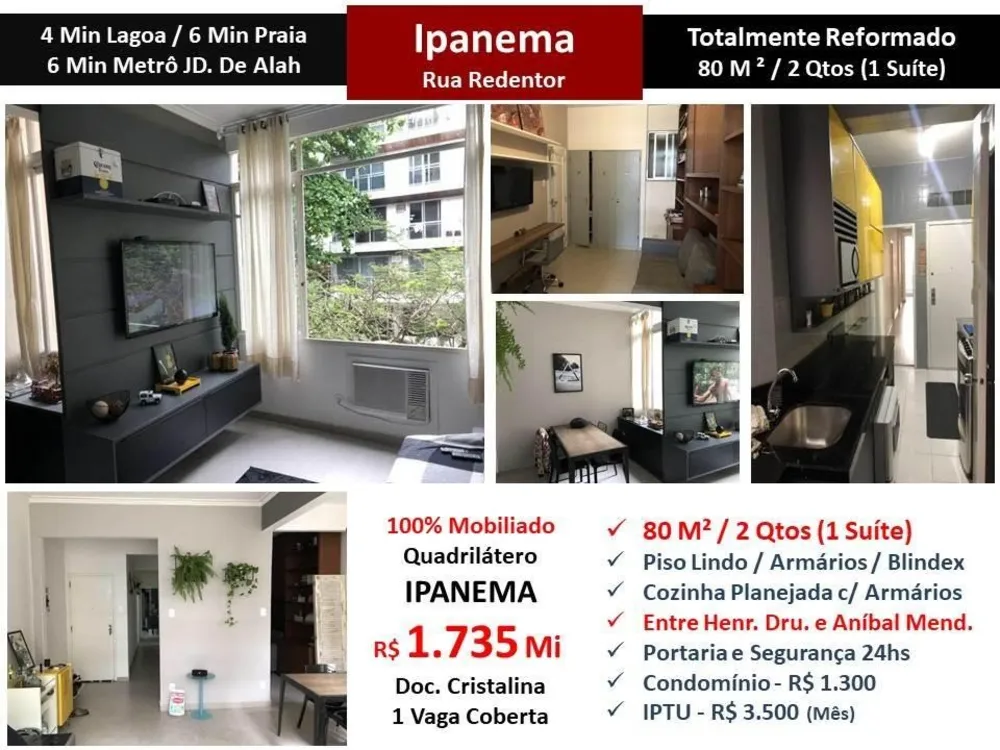 Apartamento, 2 quartos, 80 m² - Foto 1