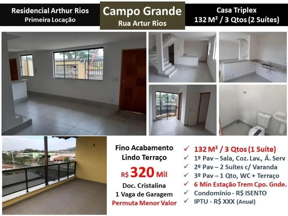Casa, 3 quartos, 132 m² - Foto 1