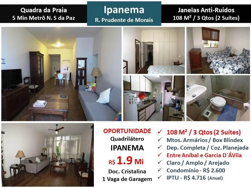 Apartamento, 3 quartos, 108 m² - Foto 1
