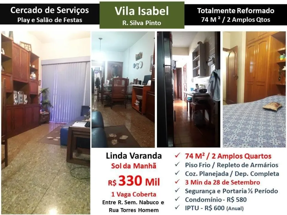 Apartamento, 2 quartos, 74 m² - Foto 1