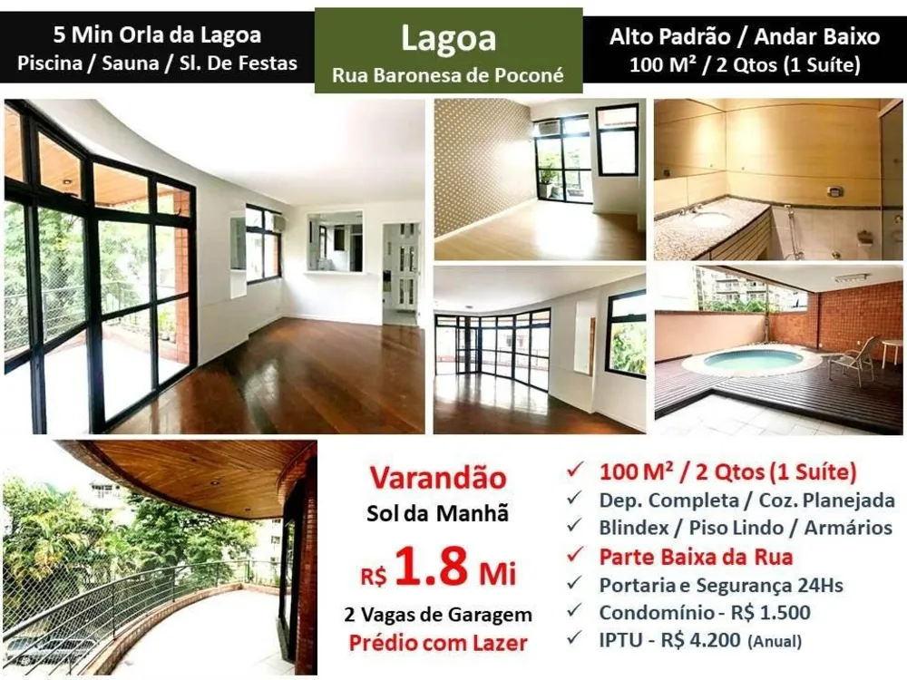 Apartamento, 2 quartos, 100 m² - Foto 1