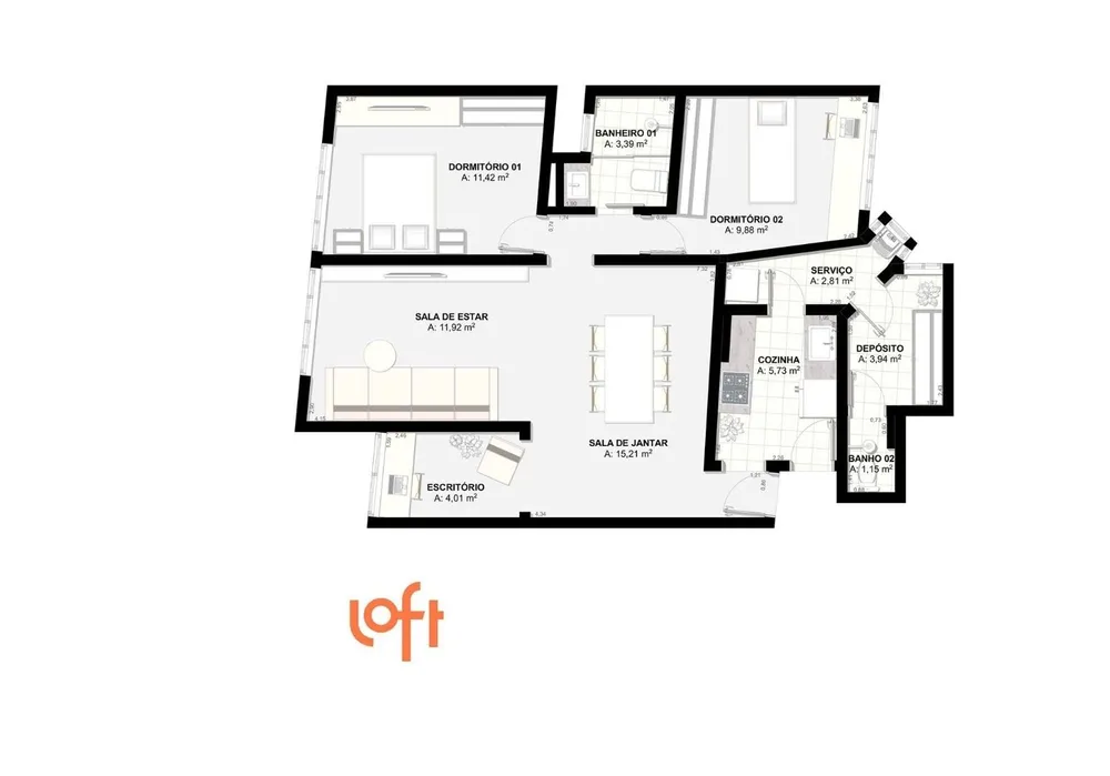 Apartamento, 2 quartos, 79 m² - Foto 32