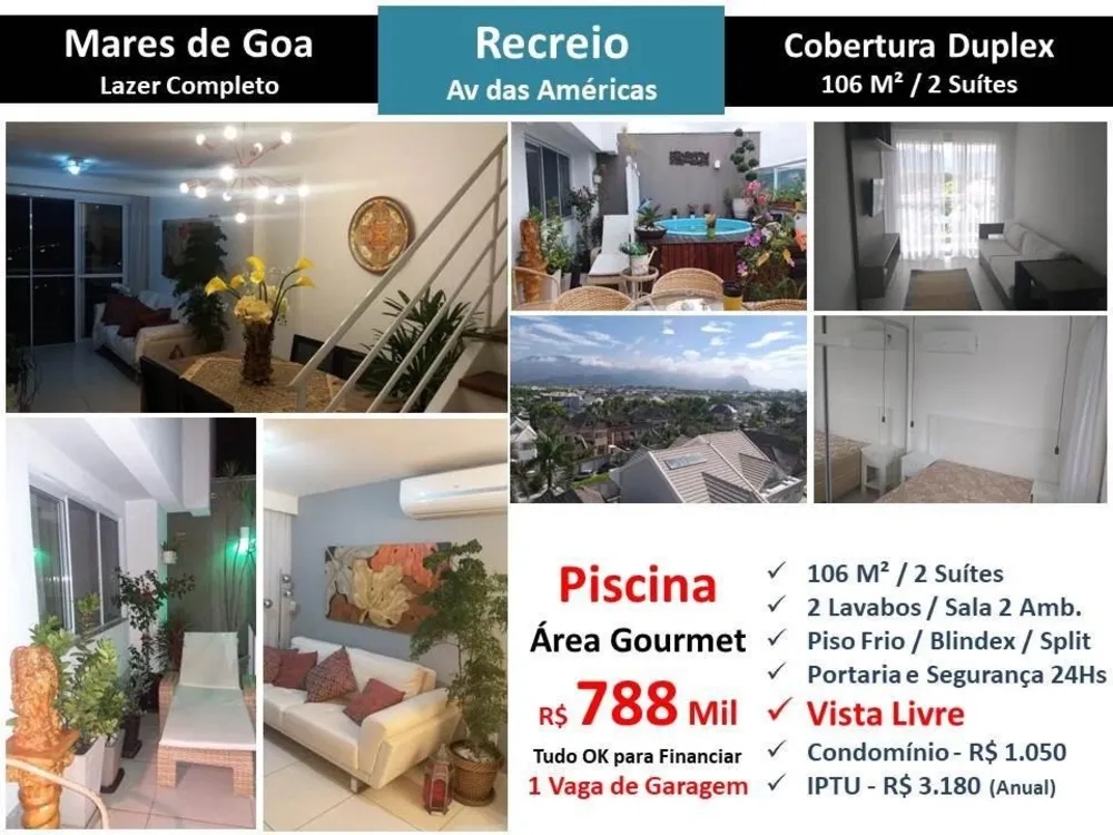 Cobertura, 2 quartos, 106 m² - Foto 2