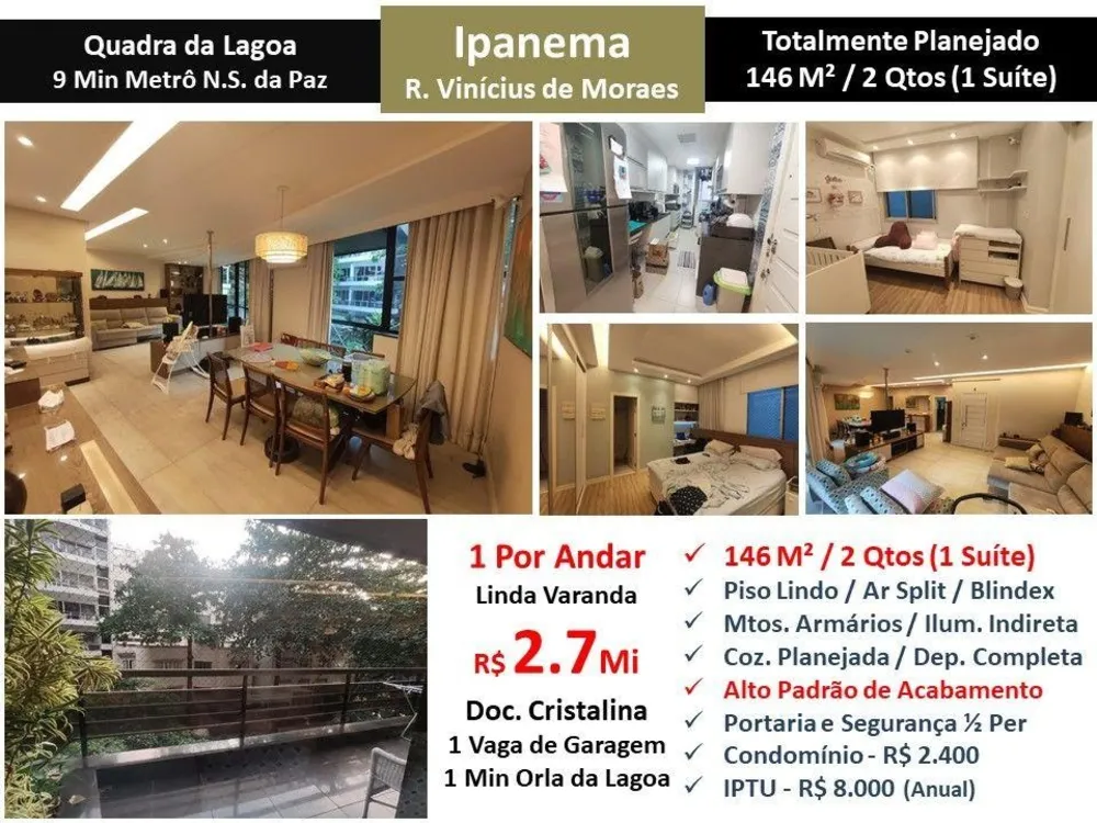 Apartamento, 2 quartos, 146 m² - Foto 1