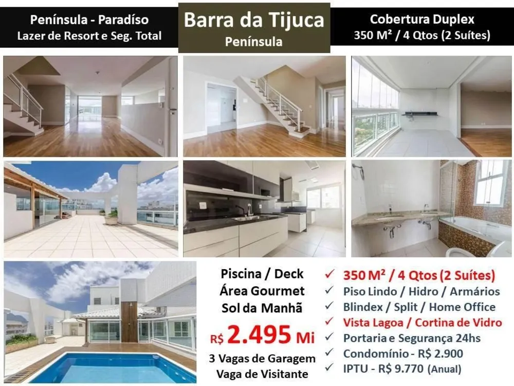 Cobertura, 4 quartos, 350 m² - Foto 1