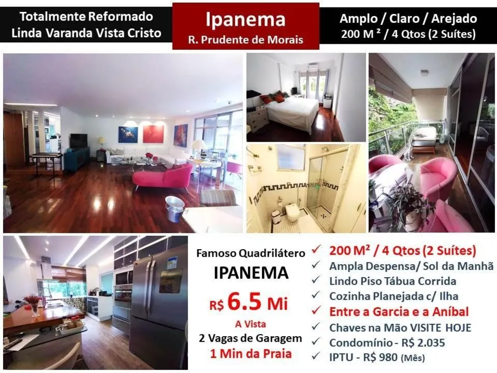 Apartamento, 4 quartos, 200 m² - Foto 1