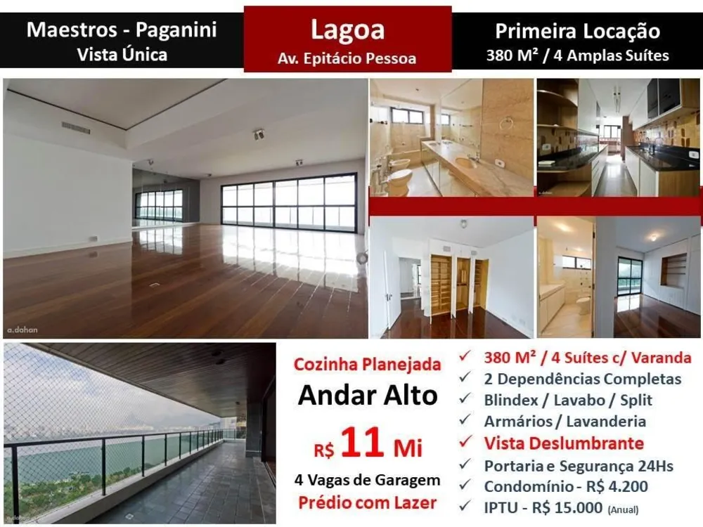 Apartamento, 4 quartos, 380 m² - Foto 1