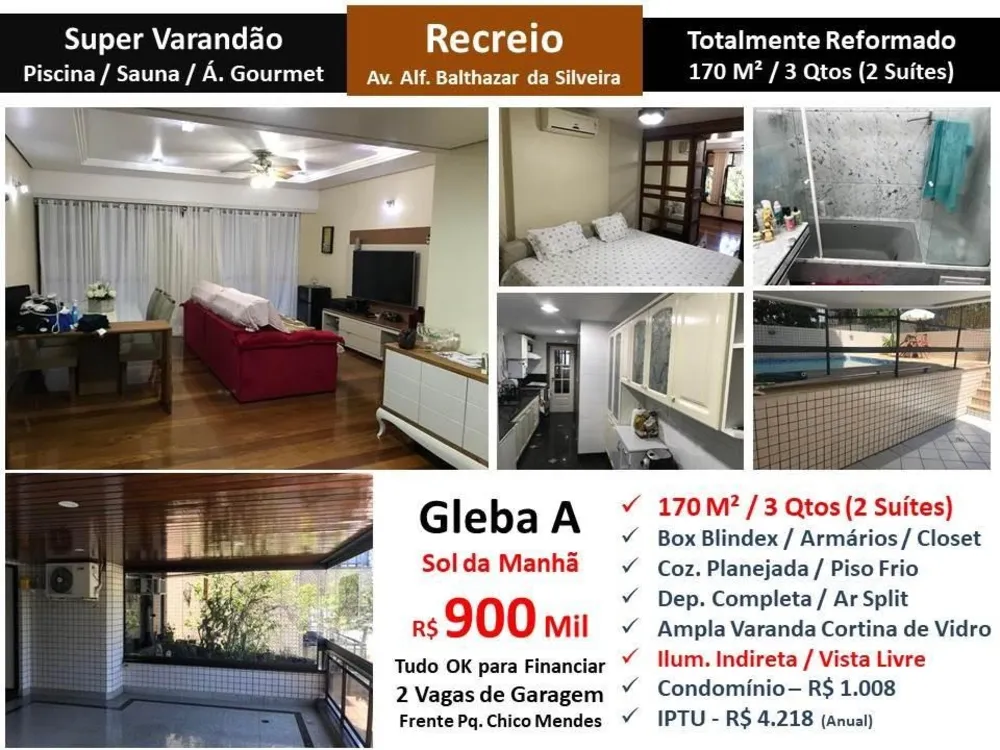 Apartamento, 3 quartos, 170 m² - Foto 1