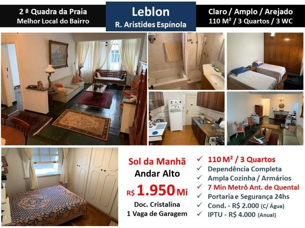 Apartamento, 3 quartos, 110 m² - Foto 1
