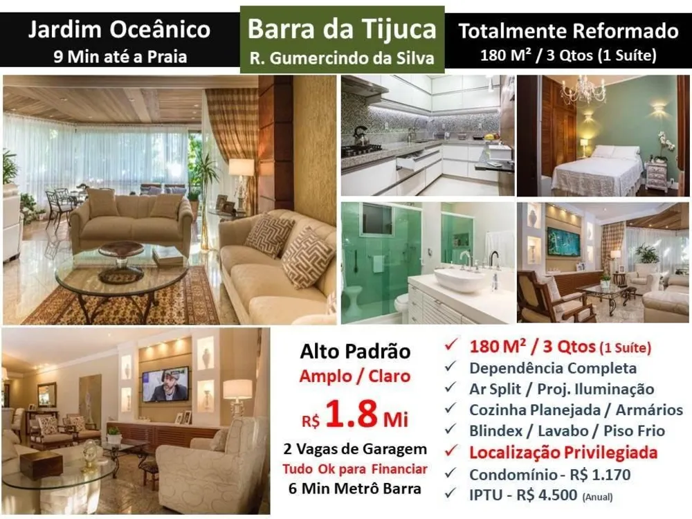 Apartamento, 3 quartos, 180 m² - Foto 2