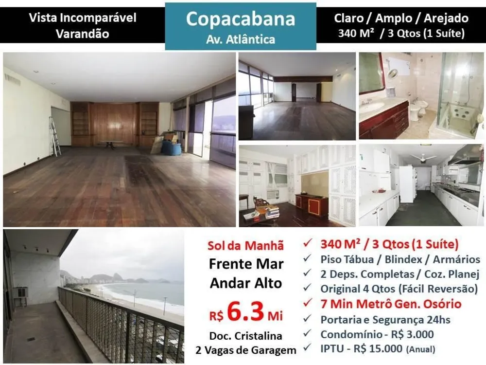 Apartamento, 3 quartos, 340 m² - Foto 1