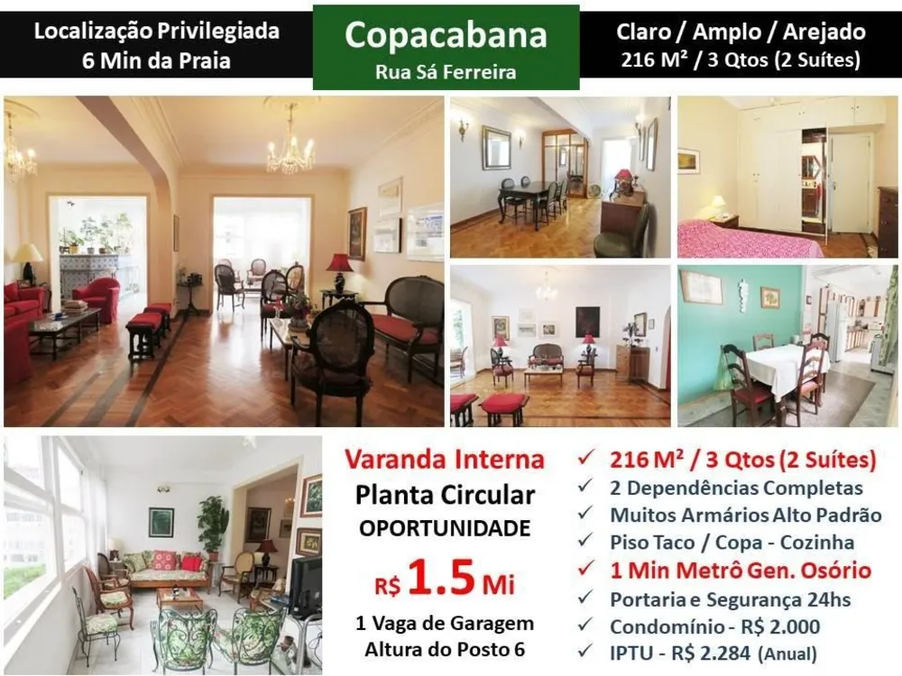 Apartamento, 3 quartos, 216 m² - Foto 6
