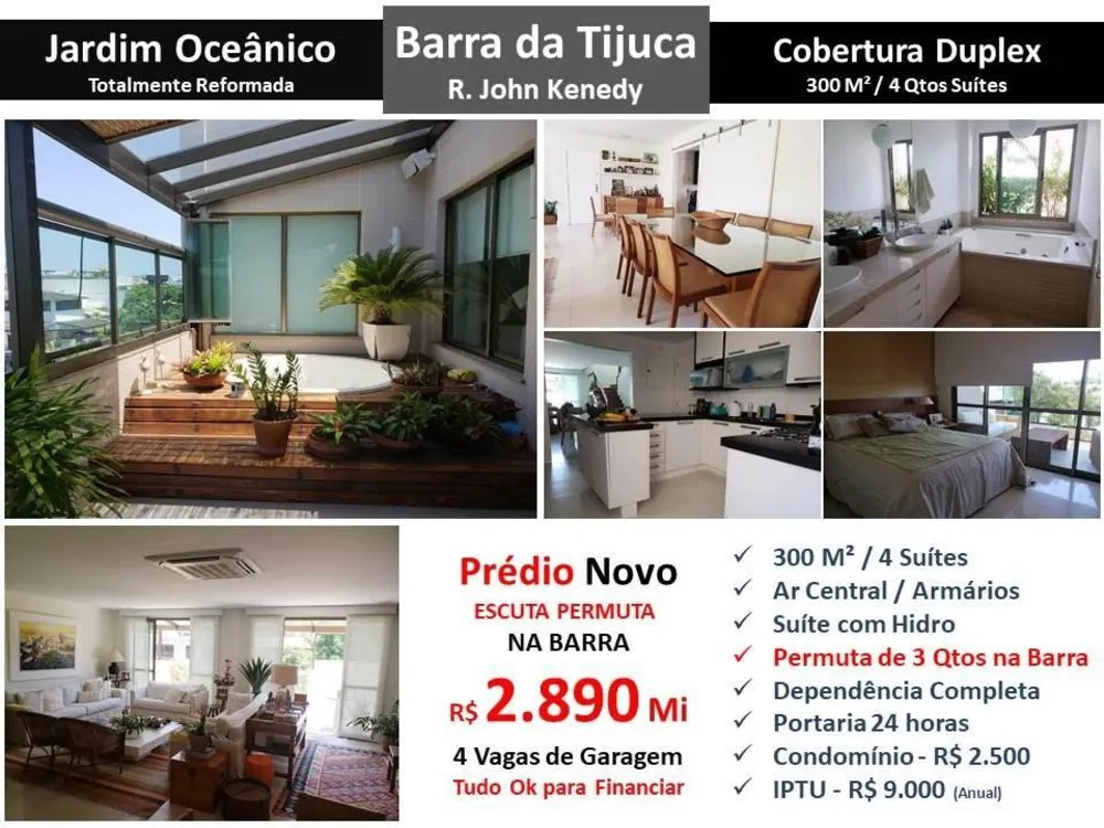 Cobertura, 4 quartos, 300 m² - Foto 1