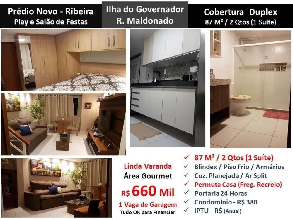 Cobertura, 2 quartos, 87 m² - Foto 1