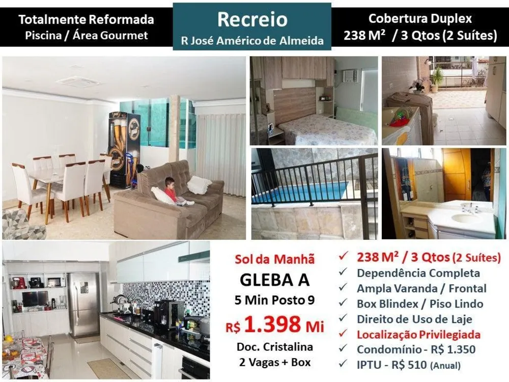 Cobertura, 3 quartos, 238 m² - Foto 5