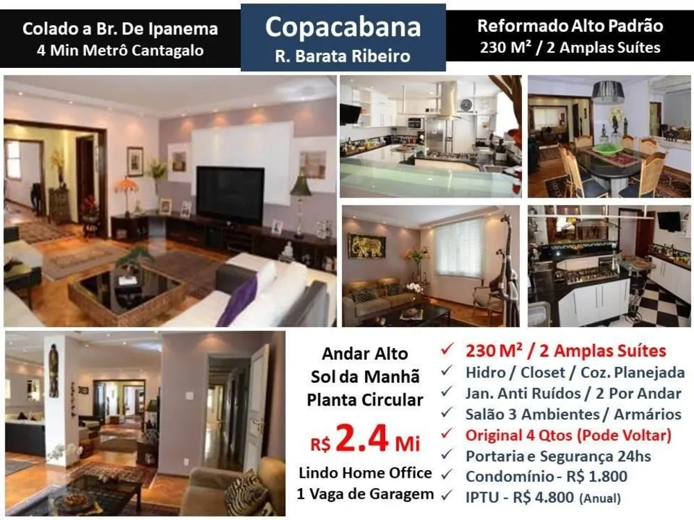 Apartamento, 2 quartos, 230 m² - Foto 1