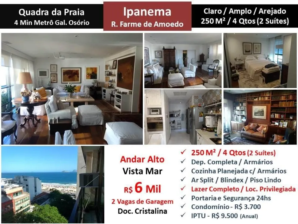 Apartamento, 4 quartos, 250 m² - Foto 1