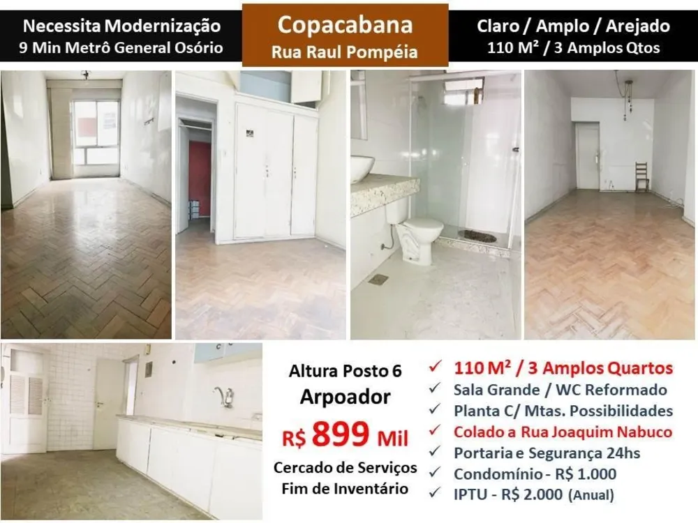 Apartamento, 3 quartos, 110 m² - Foto 1