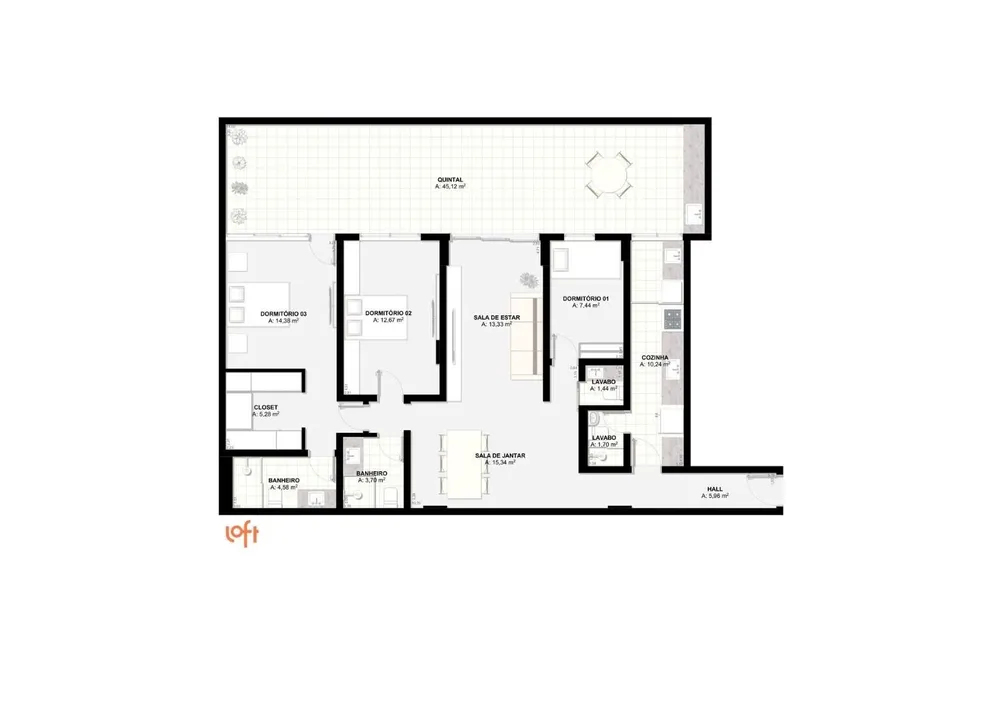 Apartamento, 3 quartos, 143 m² - Foto 38