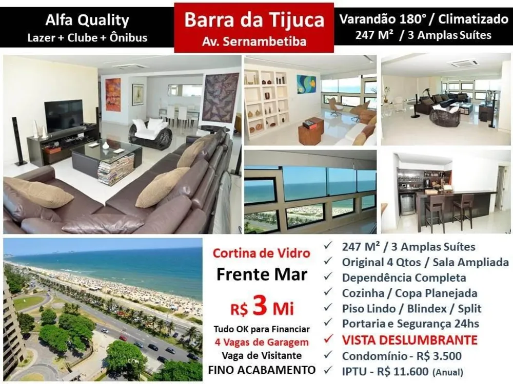 Apartamento, 3 quartos, 247 m² - Foto 1