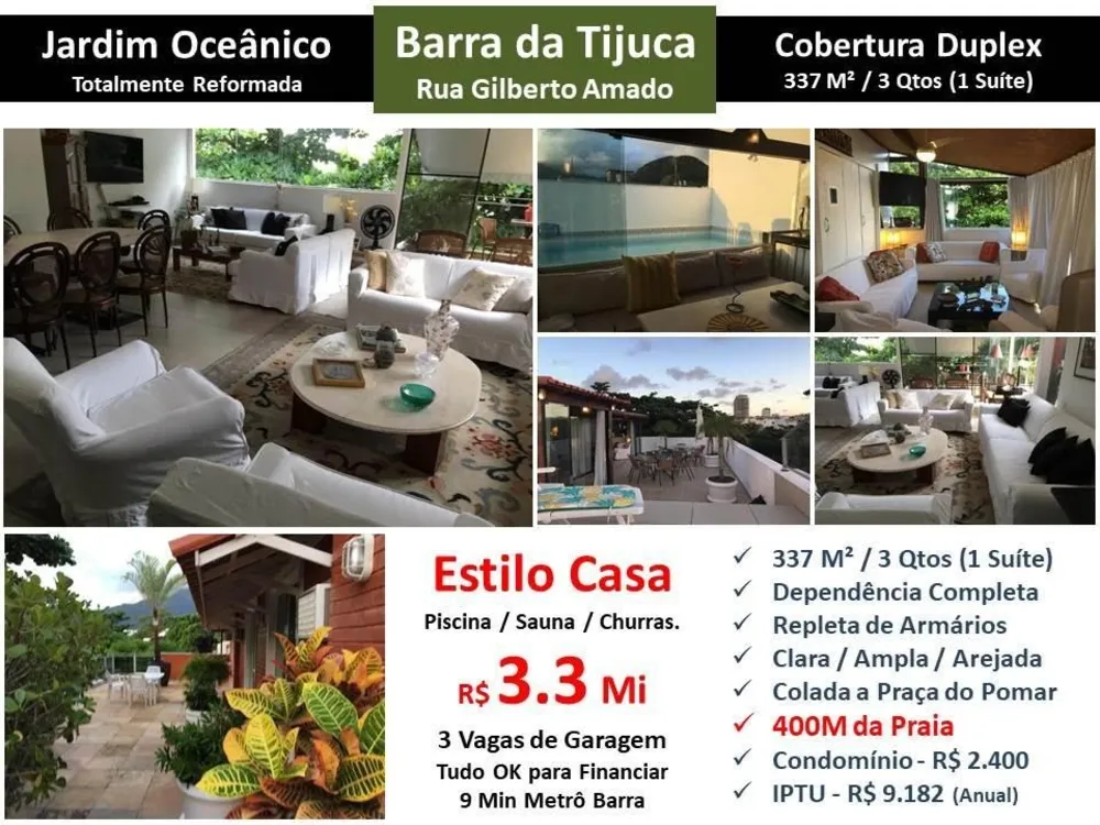 Cobertura, 3 quartos, 337 m² - Foto 1