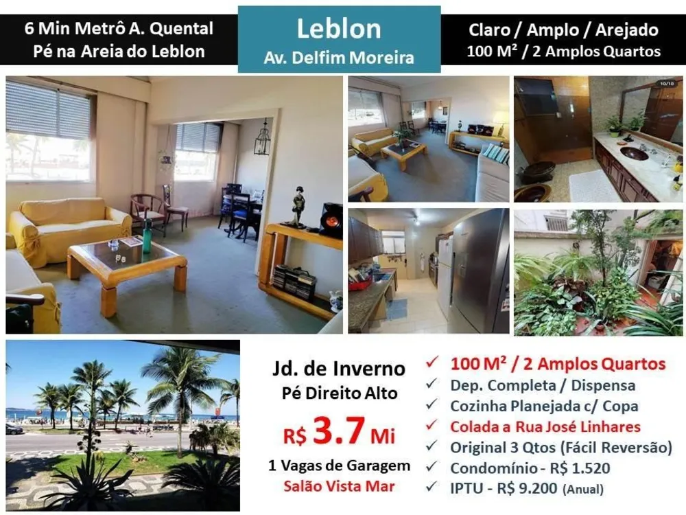 Apartamento, 2 quartos, 100 m² - Foto 1