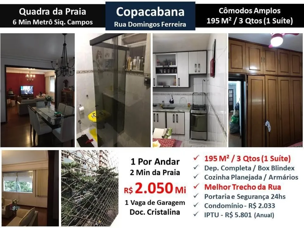 Apartamento, 3 quartos, 195 m² - Foto 1