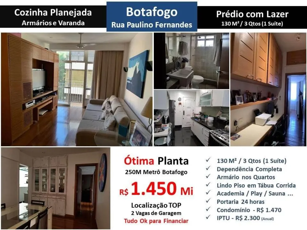Apartamento, 3 quartos, 130 m² - Foto 1