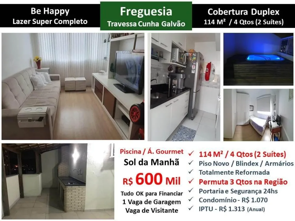 Cobertura, 4 quartos, 114 m² - Foto 5