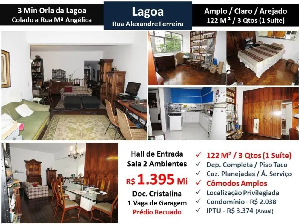 Apartamento, 3 quartos, 122 m² - Foto 1