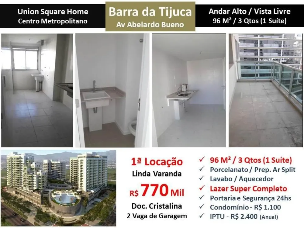 Apartamento, 3 quartos, 96 m² - Foto 1