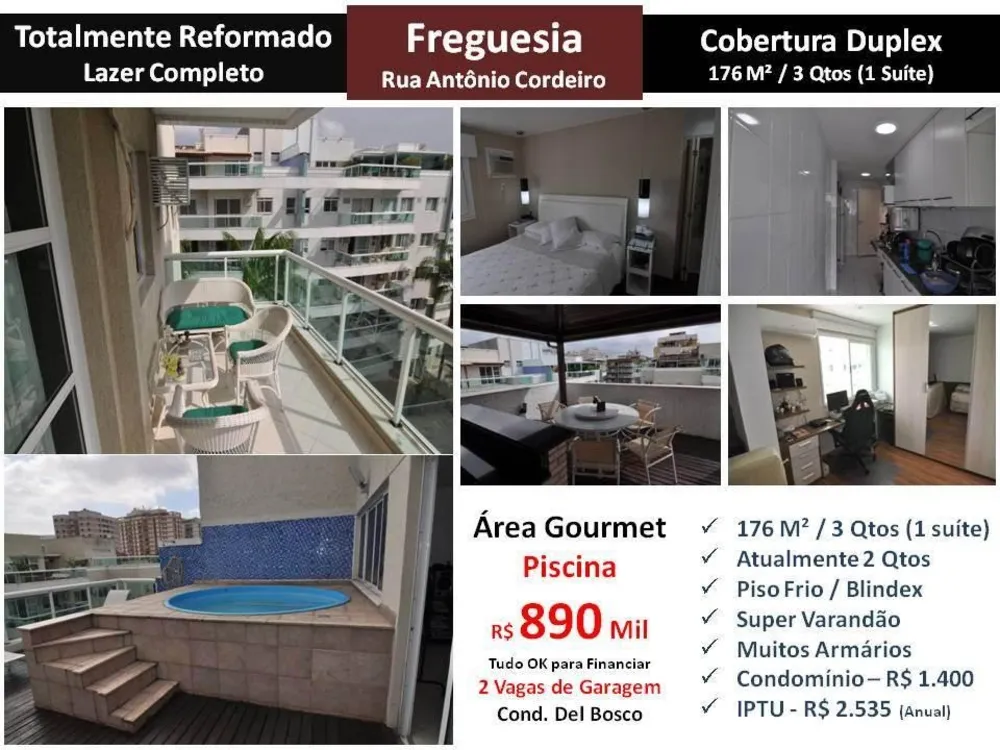Cobertura, 2 quartos, 176 m² - Foto 1