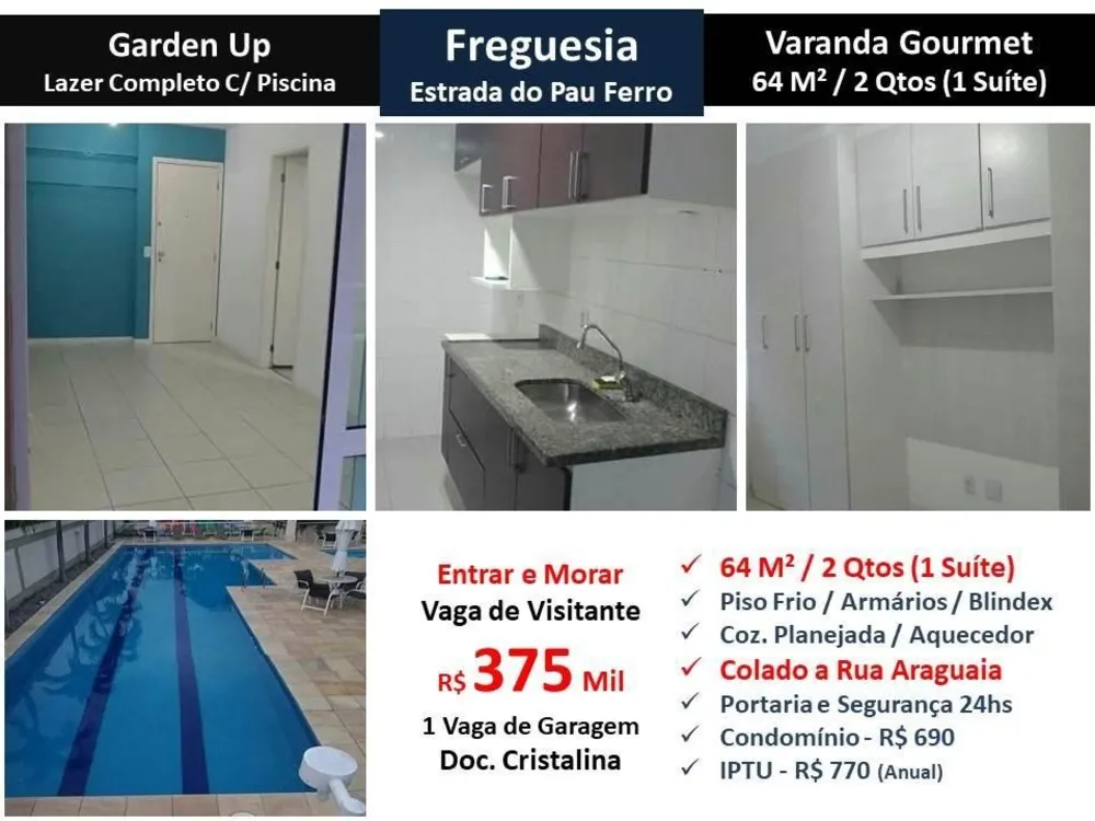 Apartamento, 2 quartos, 64 m² - Foto 1