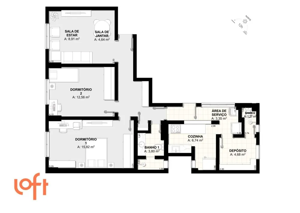 Apartamento, 2 quartos, 93 m² - Foto 15