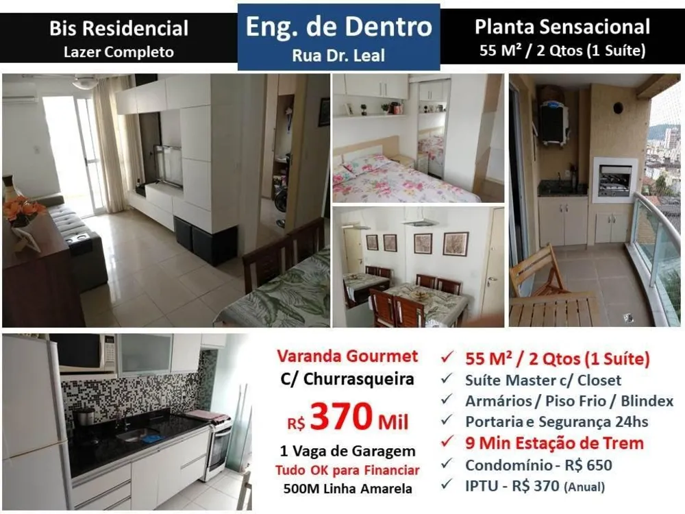 Apartamento, 2 quartos, 55 m² - Foto 1