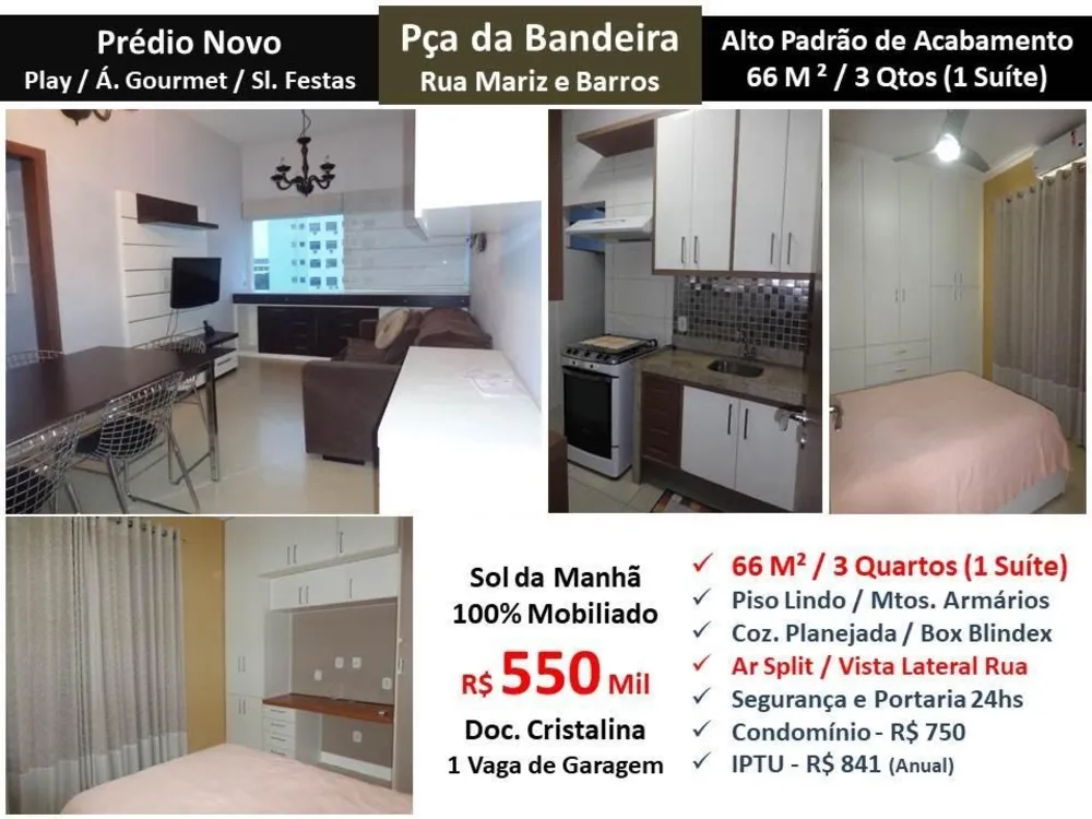 Apartamento, 3 quartos, 66 m² - Foto 1