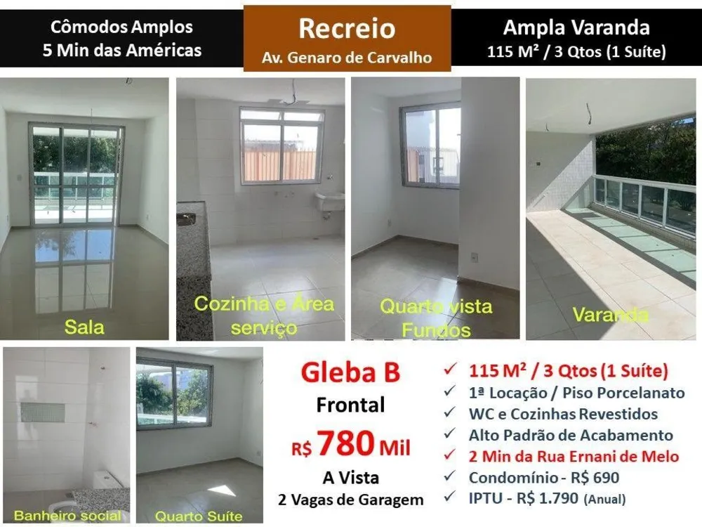 Apartamento, 3 quartos, 115 m² - Foto 1