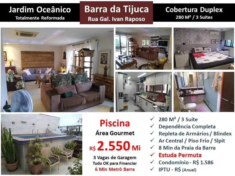 Cobertura, 3 quartos, 280 m² - Foto 1