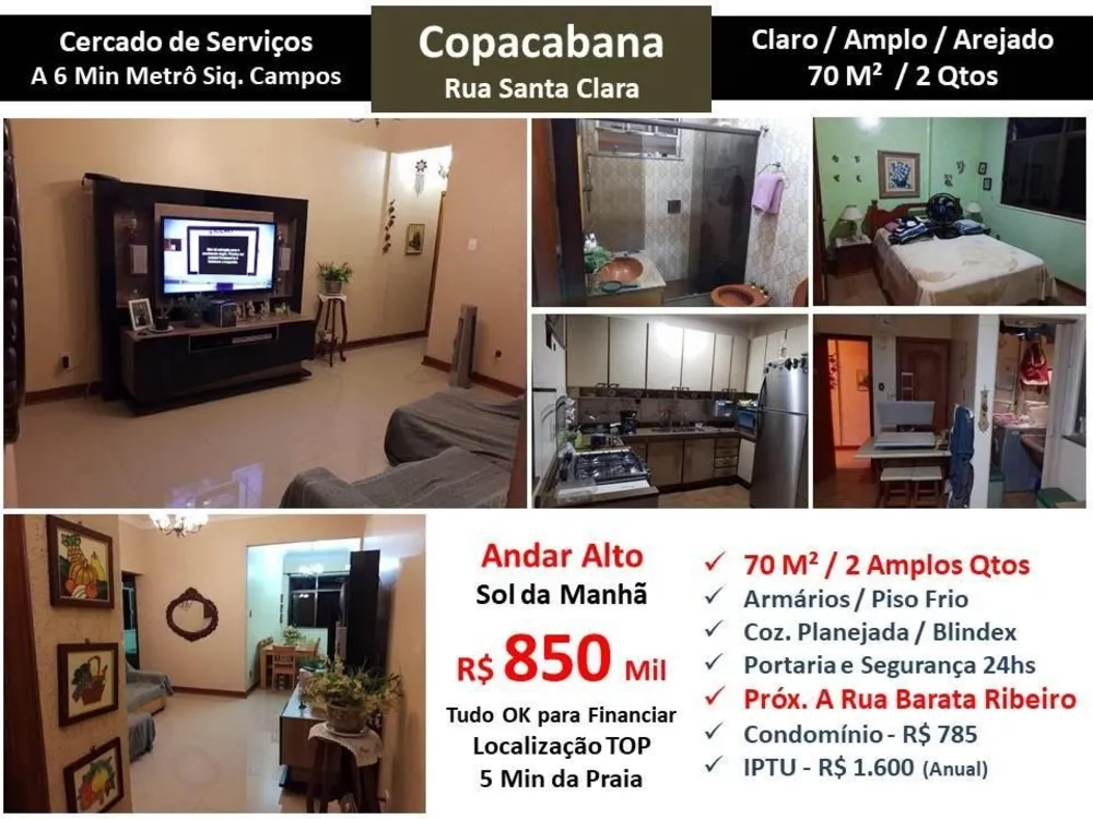 Apartamento, 2 quartos, 70 m² - Foto 1