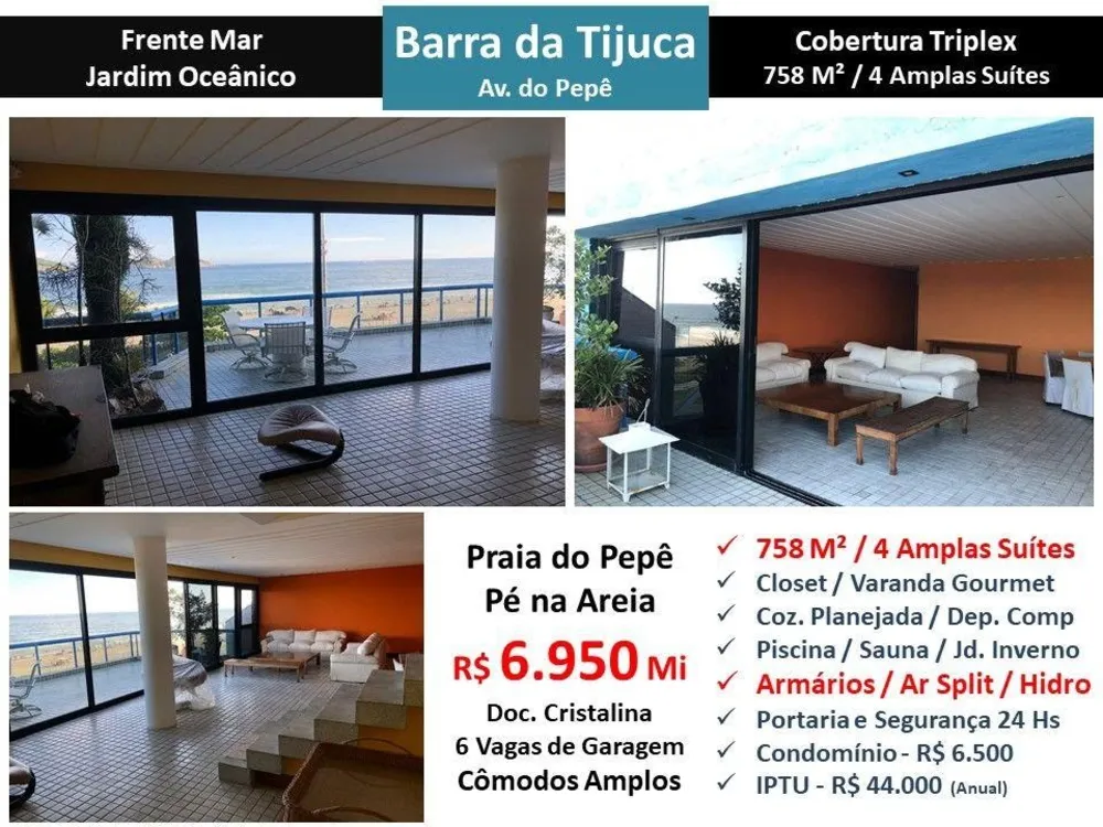 Cobertura, 4 quartos, 758 m² - Foto 1