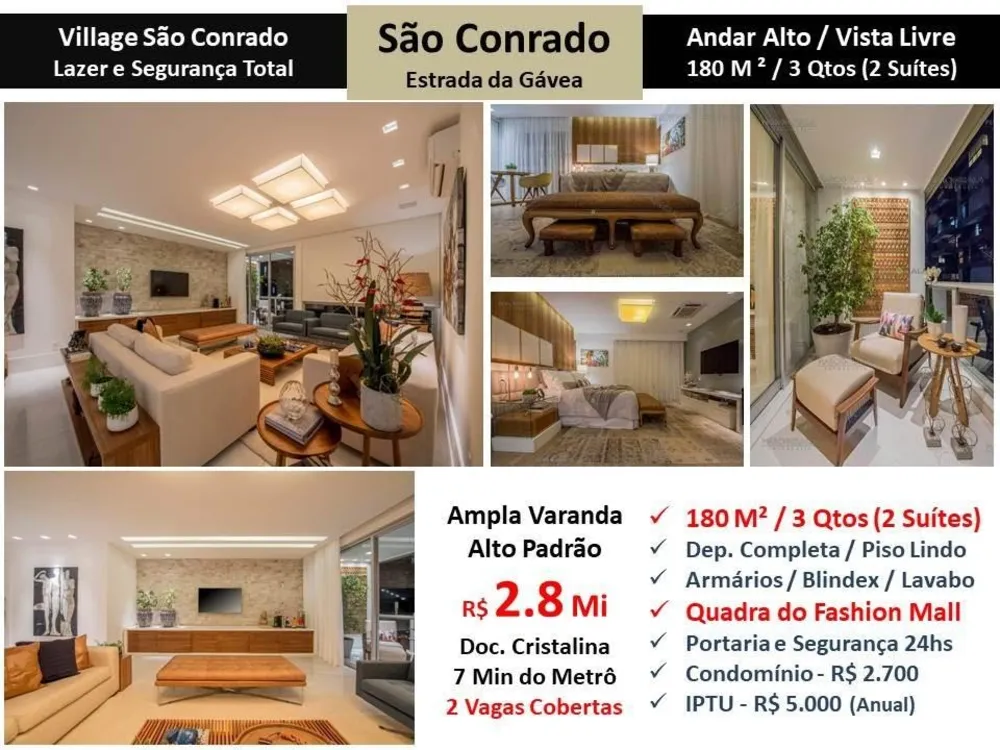 Apartamento, 3 quartos, 180 m² - Foto 1