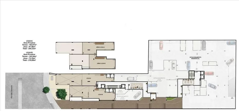 Loja-Salão, 244 m² - Foto 2