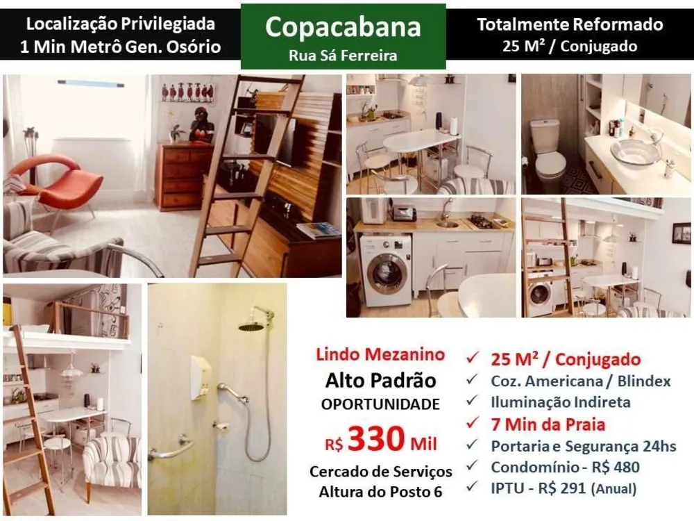 Apartamento, 1 quarto, 25 m² - Foto 1