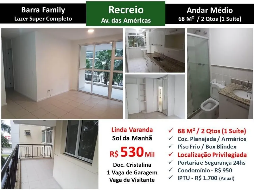 Apartamento, 2 quartos, 68 m² - Foto 1