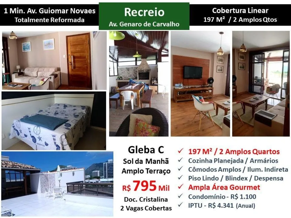 Cobertura, 2 quartos, 197 m² - Foto 13