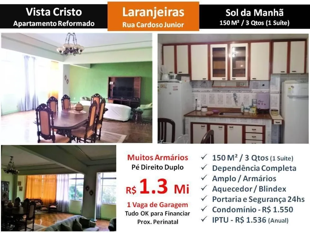 Apartamento, 3 quartos, 150 m² - Foto 1