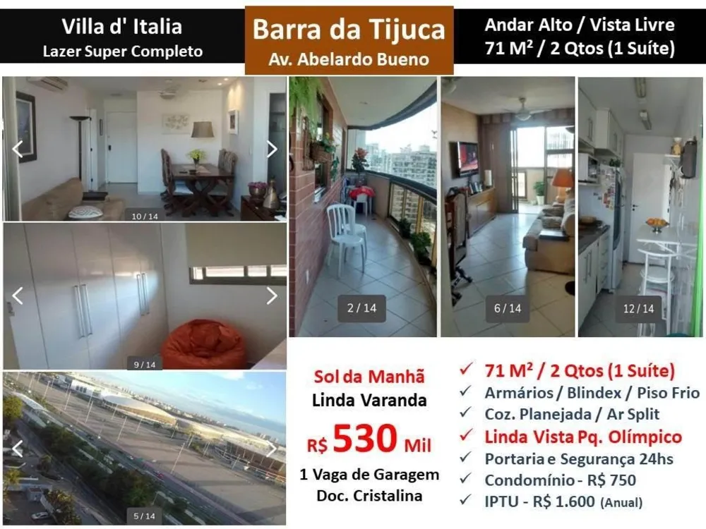 Apartamento, 2 quartos, 71 m² - Foto 1