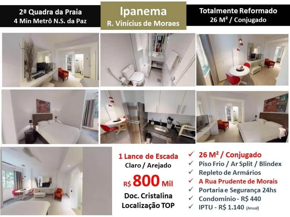 Apartamento, 1 quarto, 26 m² - Foto 1